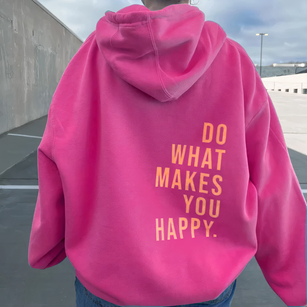 Inge comfortabele hoodie met een motiverende boodschap en een relaxed silhouet voor een casual en stijlvolle look. Gemaakt van een zachte en ademende mix van katoen en polyester voor ultiem draagcomfort. Perfect voor loungen, koele lentedagen en ontspannen momenten. Verkrijgbaar in pastelroze, blauw en roze, in maten S-4XL. Stijlvol, inspirerend en veelzijdig. Bestel nu en voeg een vleugje positiviteit toe aan je garderobe!