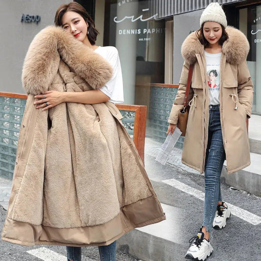 Adaline | Voeg warmte en elegantie toe aan je wintergarderobe met de Adaline. Deze stijlvolle jas heeft een luxueuze capuchon, een zachte binnenvoering en een verstelbare taille voor een flatterende pasvorm. Verkrijgbaar in rijke tinten zoals bruin, zwart, groen, blauw en rood, en maten S-4XL. Perfect voor winterse uitjes, stadswandelingen of casual gelegenheden. Combineer comfort en verfijning met de Adaline. Bestel nu en blijf chic en warm dit seizoen!