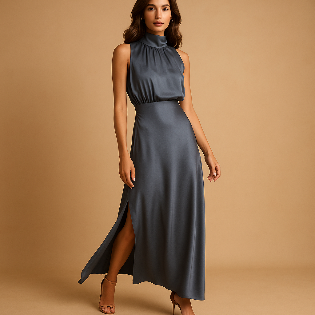 Judith | Maxi-jurk met hoge split