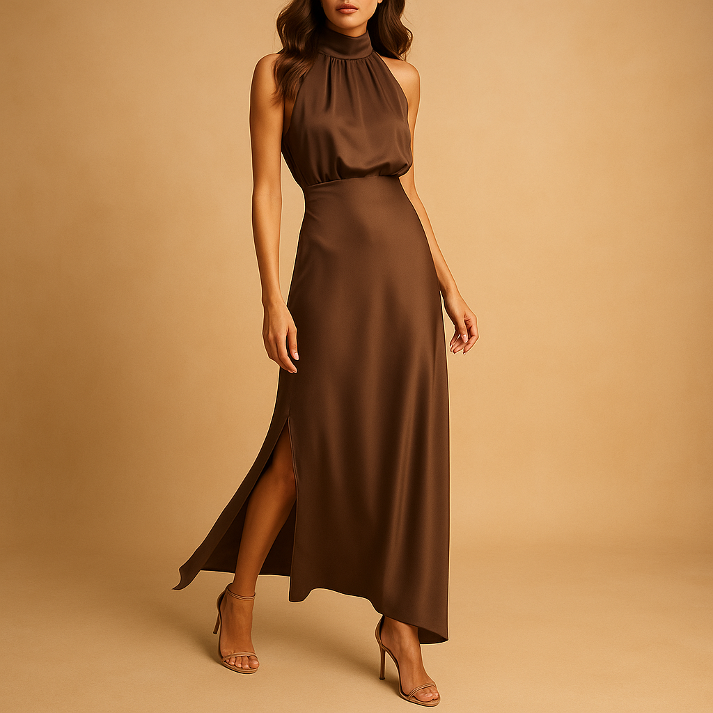 Judith | Maxi-jurk met hoge split