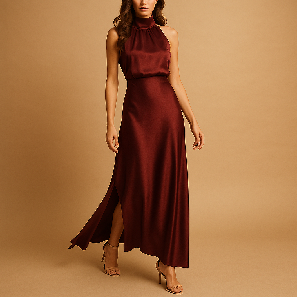 Judith | Maxi-jurk met hoge split