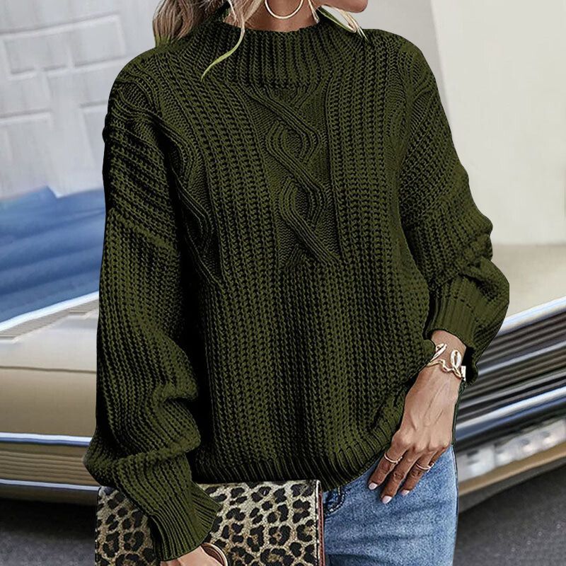 Mirembe chunky gebreide trui – warm, stijlvol en perfect voor koude dagen. Met een zachte, textuurvolle stof en ontspannen pasvorm biedt deze trui ultiem comfort zonder in te leveren op elegantie. Tijdloos ontwerp, ideaal voor casual outfits en winterse laagjes. Verkrijgbaar in wit, zwart, blauw, grijs, legergroen en rood (maten S-3XL). Combineer moeiteloos met je favoriete look. Bestel nu en ervaar knusse elegantie in elke outfit!