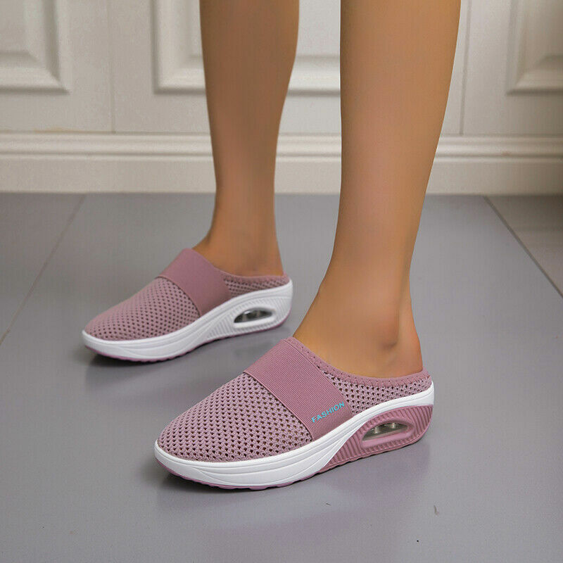 Jahara Sneakers: stijlvolle en ergonomische sneakers met een ademend mesh design en duurzame PU-rubberen zool voor ultiem comfort. Ideaal voor dagelijks gebruik, werk of lange wandelingen. Biedt optimale ondersteuning en helpt bij voetklachten zoals hielspoor en fasciitis plantaris. Verkrijgbaar in rood, roze, lichtgrijs, blauw, beige, zwart, donkergrijs en lichtblauw, maten 35-43. Upgrade je schoenencollectie met de Jahara sneakers en geniet van comfort en stijl bij elke stap!