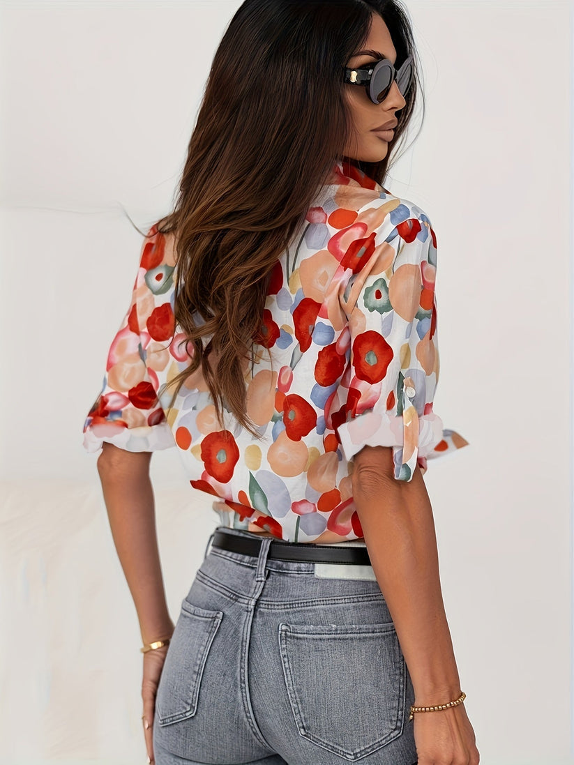 Janneke | Zomerse Bloemenblouse voor Dames