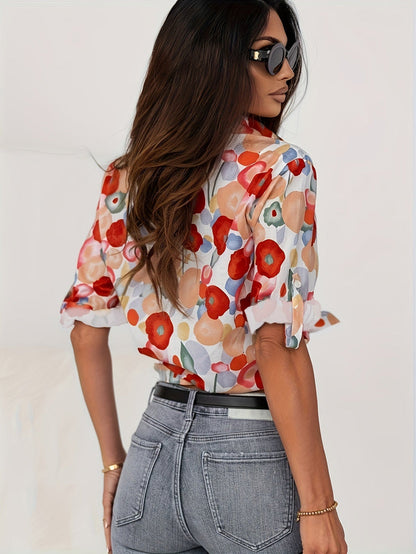 Janneke | Zomerse Bloemenblouse voor Dames