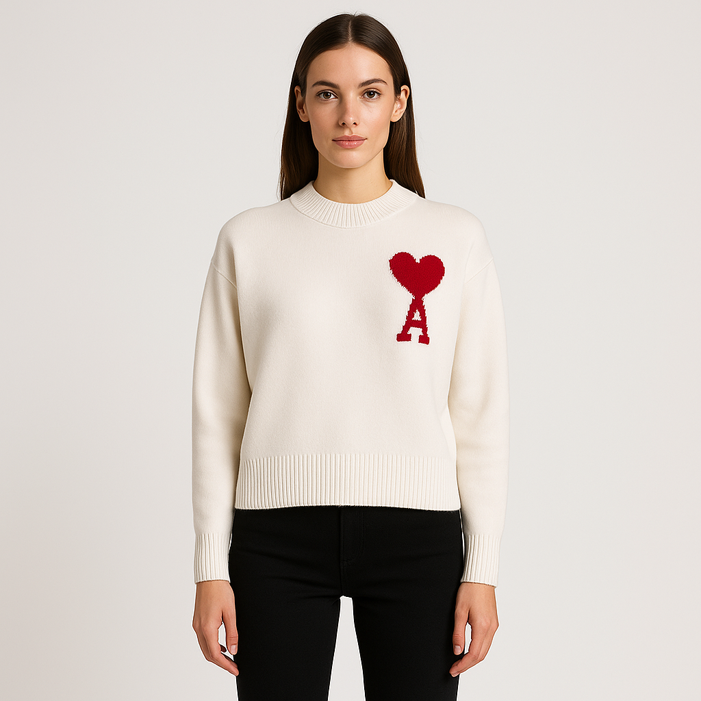 Anely | Pullover Herzmuster