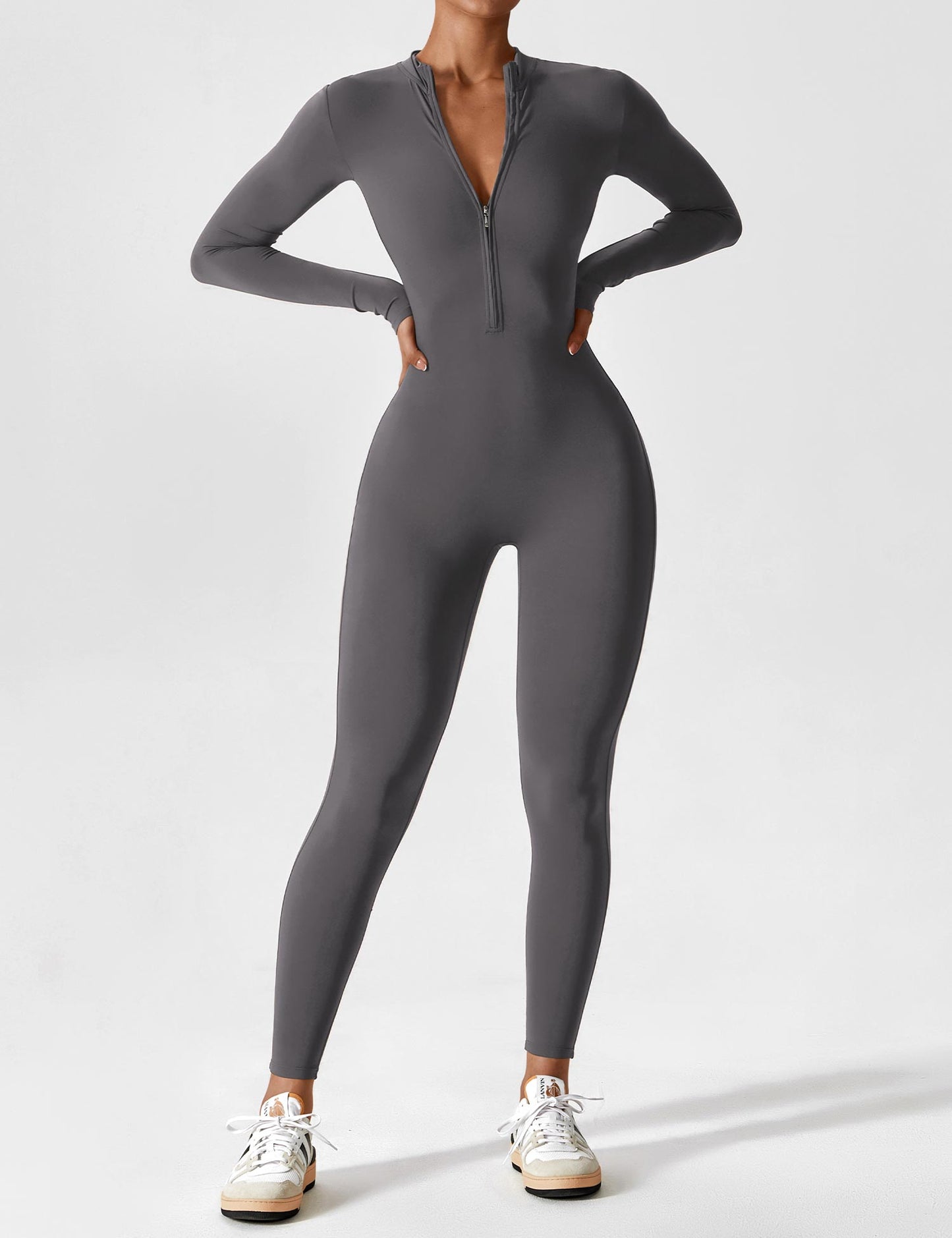 Camille | Bequemer Jumpsuit mit Stehkragen