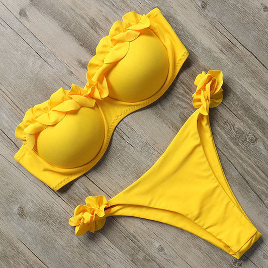 Zoé | Ruffle Push-Up Bikini